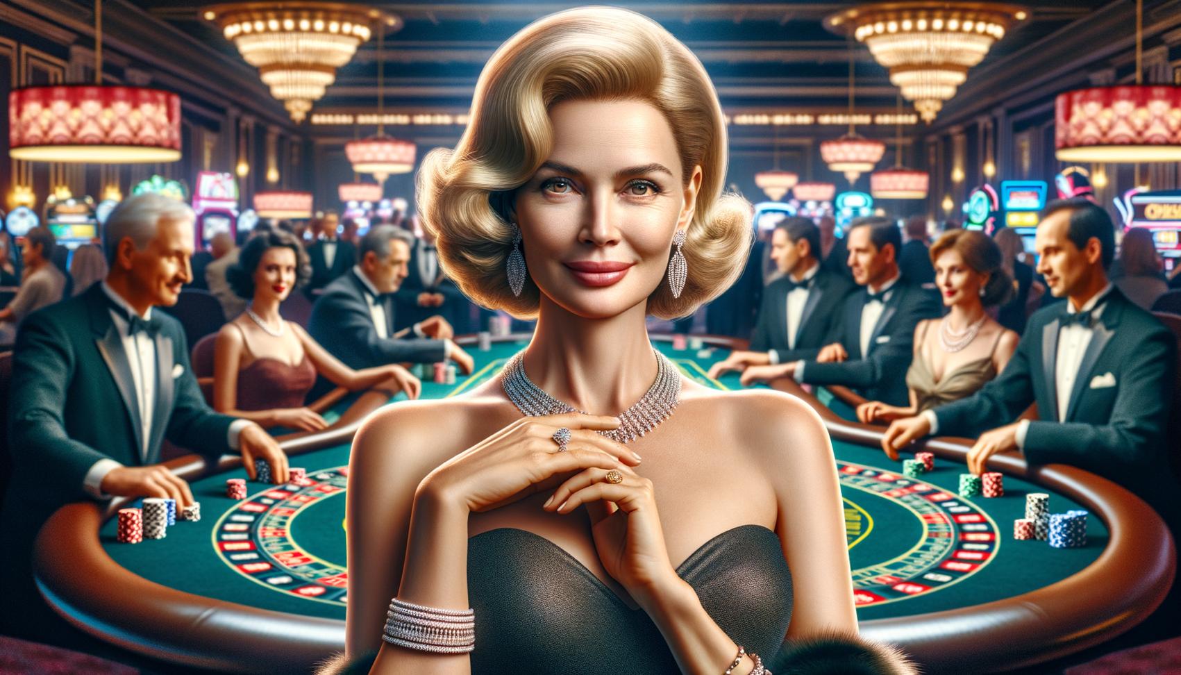 DE GLANS VAN SHARON STONE IN CASINO